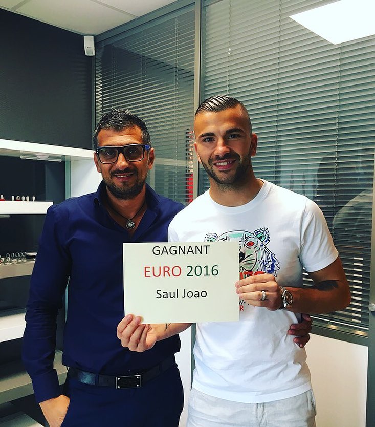 Pascal Cisternino avec Anthony Lopes, photographie des archives de 2016.